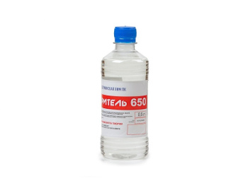 Растворитель 650 0.5 л/0,42 кг пластик Новгород *25/1200