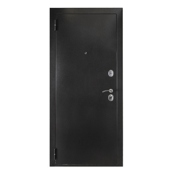 Дверь входная Дверной континент, 860х2050х70 мм, левая, серебристый антик