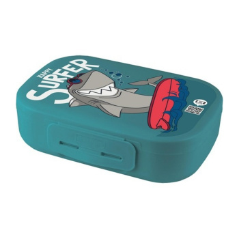 Контейнер д/прод. пластм. "Ланчбокс" 0,8л "ANDERSON" Акула PT101010596 "Plast Team" *1/15