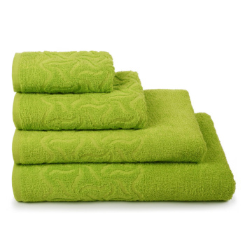 Полотенце махровое 70*130см Радуга цв.14-0452 зеленый 295г/м2 ПД-3501-04352 *3/36 * б/к