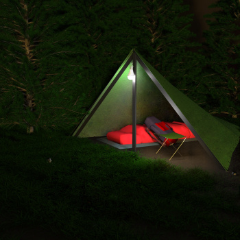 Лампа Gauss LED A60 10W E27 660lm 4100K с Li-Ion аккумулятором