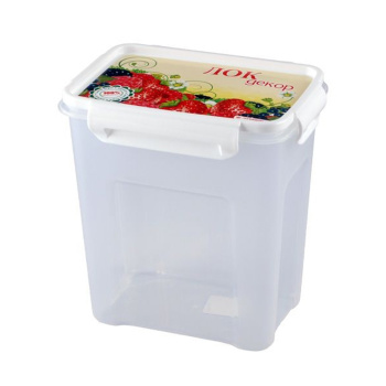 Контейнер д/прод. пластм. "Лок декор" 1,8л д/микров.печи арт.76301 ("Полимербыт")