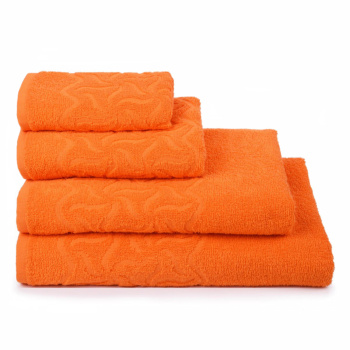 Полотенце махровое 70*130см Радуга цв.17-1350 оранжевый ПД-3501-04352 *3/36