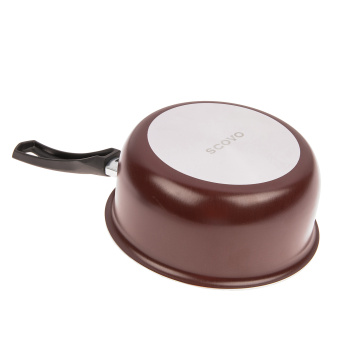 Кастрюля алюм.а/приг. Scovo "Expert" 1,5л d18см Длинн.ручка, Стек.кр. СЭ-003  *1/4