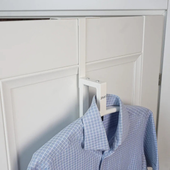 Вешалка надверная/настенная "Торонто 12" шир.440мм Белый ВКНТ12 Б ("ЗМИ") *1