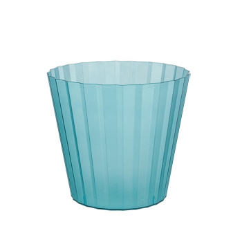 Кашпо пластм. "Sand Cristallo" 2,0л d верха 160мм h146мм Изумрудная вода IG640610100 *1/12