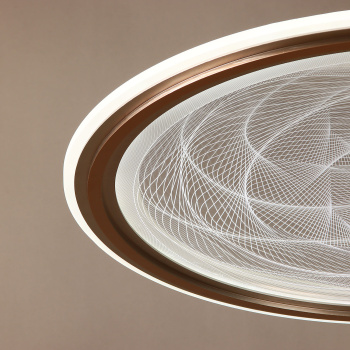 Люстра 9260 H/130W gold 530 мм 3 реж., пульт S=25м2 VERNER LIGHTING *1