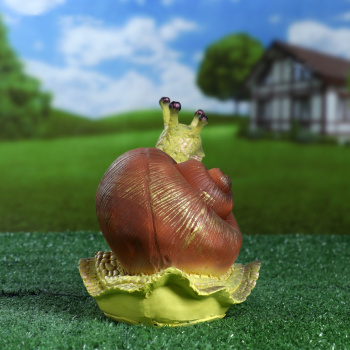 Садовая фигура "Улитка ползет" 25х14х15см  1155086