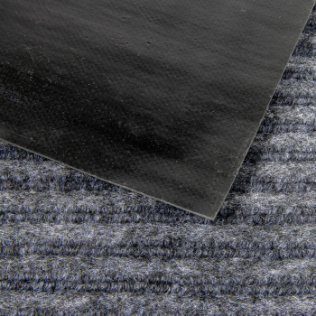 Коврик влаговпитывающий 90*120 см ребристый серый "KOVROFF" (арт.20402) *1/6 (ОП18)