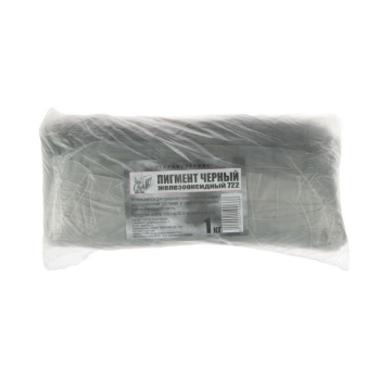 Пигмент черный 1 кг LeafAR, железооксидный № 722