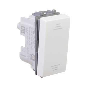 яяяВыключатель "Avanti" СП 1кл. "Белое облако" 16А ДКС 4400101 *