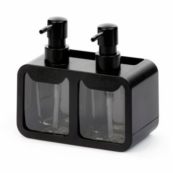 Диспенсер для моющего средства кухонный пластм. 170х95х170мм Черный И8925 (ЗПИ "Альтернатива") *1/30