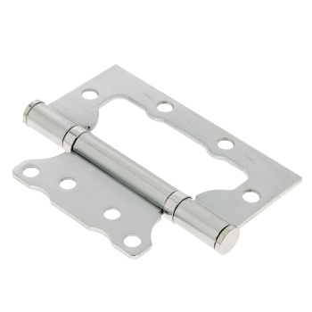 Петля без врезки 100*75*2,5мм ХРОМ матовый CRM Code Deco *1/25/100