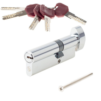 Механизм врезной 90(35С/55) хром ключ/вертушка ZM-С-CR Code Deco*1/12/48