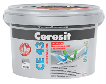 Затирка для швов Церезит CE 43, 2 кг, антрацит