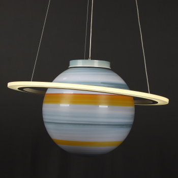 Люстра 8407 BL 32W*2+Е27 blue 600мм S=6м2 VERNER LIGHTING *1