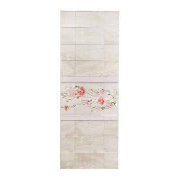 Панель ПВХ 2700х250 мм КронаПласт UNIQUE, эста с глиттером серебро, 0.675 м²