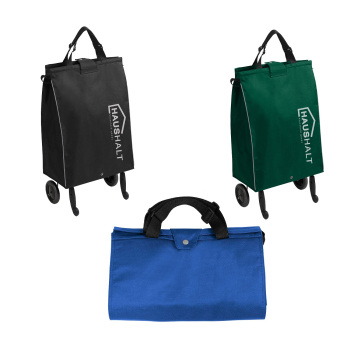 Сумка-тележка на колёсах хозяйственная 34л, цвета: "микс" СХ3  "Haushalt" ("Ника") *1