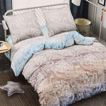 Постельное белье 1,5сп макосатин Amore Mio 24268 Zephyr, наволочки 70*70 - 2шт *1