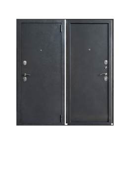 Дверь входная Дверной континент, 860х2050х70 мм, левая, серебристый антик