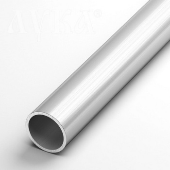 Труба круглая 25х1 мм Лука ТКр 08, 2 м, алюминиевая
