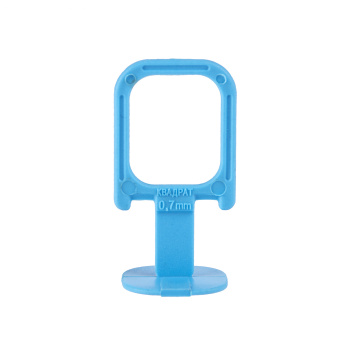 Система выравнивания плитки СВП зажим "Квадрат" 0,7мм (пакет 300шт) (арт.449-3300)  *1/10/20