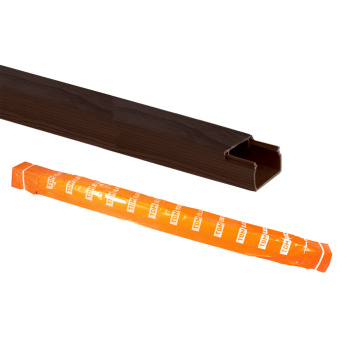 Кабель-канал 15*10мм (дл. 2м) венге "ЭКО" 3D TDM SQ0402-2402 *70