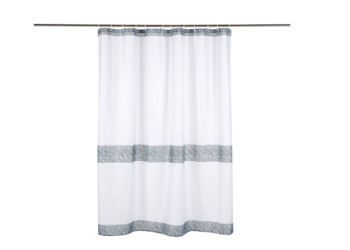 Штора для ванной "Фора" п/эстер 180*180см "Stone" без колец FOR-STN204BL *1/24