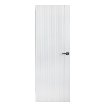 Дверное полотно глухое ПВХ Бронкс белый софт 600 мм Аркада