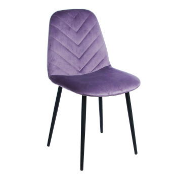 Стул FORPOST Малибу, 44х84х38 см, велюр конфетти плюм, сиреневый