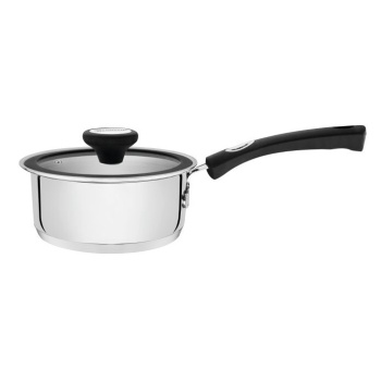 Кастрюля нерж. "TRAMONTINA" "Solar silicone" 1,4л Стекл.кр.Дл.руч.,с термор.дном62121/163-TR *1/4