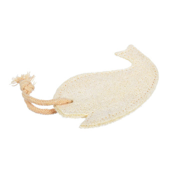 яяяМочалка из люфы, спонж Китенок "Банные штучки" /20