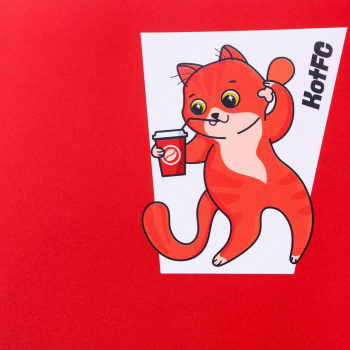 яяяКоврик под миску "КоtFC", 43х28см  4087868