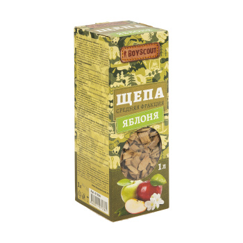 Щепа для копчения «Яблоня» BOYSCOUT, 1 л