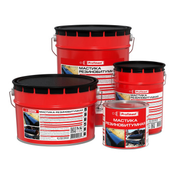Мастика битумно-резиновая 5 л Profimast, гидроизоляционная