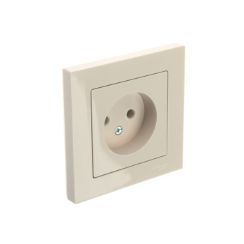 Механизм розетки 1-м СП ATLAS DESIGN без заземл. защ. шторки 16А беж. SchE ATN000249
