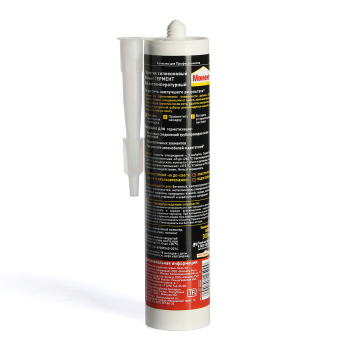 Герметик высокотемпературный 300 мл Момент Гермент, до +315 °C, силиконовый, красно-коричневый