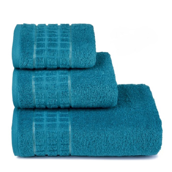 Полотенце махровое 70*130см Megapolis цв.17-4928 морская волна ПЛ-3501-3874 *3/12