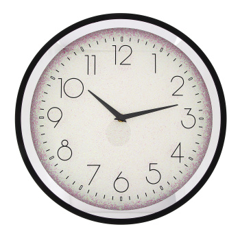Часы настенные интерьерные «Блестки», плавный ход, d-35 см 10766283