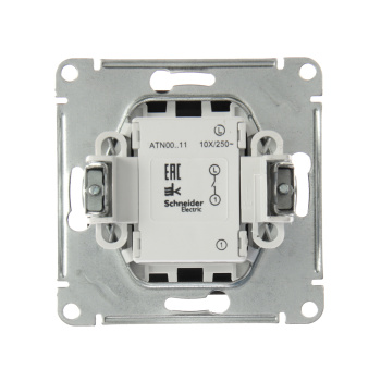 Механизм выключателя 1-кл. ATLAS DESIGN (сх.1) 10АХ мокко SchE ATN000611