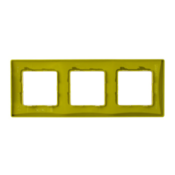 яяяРамка "Etika" 3-м. зел. Leg 672543 *1