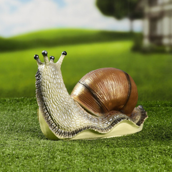 Садовая фигура "Улитка ползет" 25х14х15см  1155086