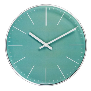 Часы настенные, серия: Интерьер, плавный ход, d-30 см, зеленые 9685711
