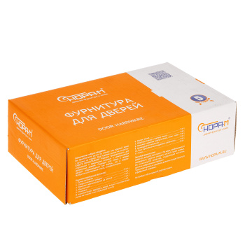 Замок врезной 70мм никель матовый N23 Нора-М *1/20