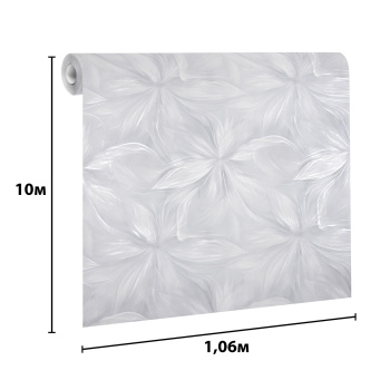 Обои флиз. "Эрисманн" Juliana (бело-сер.) 61008-01 10.05х1.06м *6