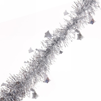 Мишура 2м 7 см "Колокольный звон", Серебро