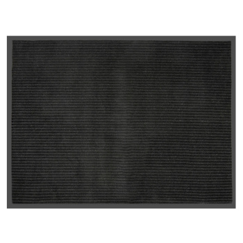 Коврик влаговпитывающий 90*120 см ребристый черный "KOVROFF" (арт.20401) *1/6 (ОП19)