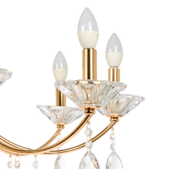 Люстра IL1242-8PPA-29 GD 40Вт Е14 S=30м2 *1