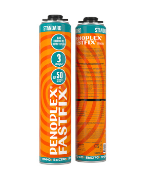 Клей-пена монтажная профес. Пеноплэкс FASTFIX STANDART, 680 мл