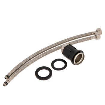 Смеситель для кухни Milardo Meal черный матовый, гибкий излив + душевая насадка M01BL2FM05 *1/10